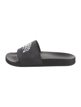 Balenciaga Rubber Printed Slides
