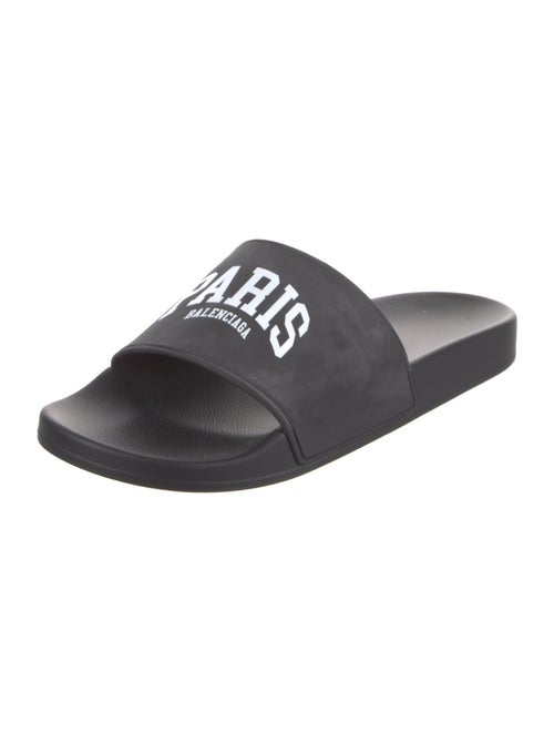 Balenciaga Rubber Printed Slides