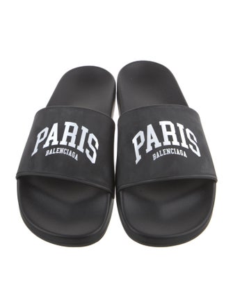 Balenciaga Rubber Printed Slides