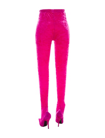 Balenciaga Velvet Sock Boots