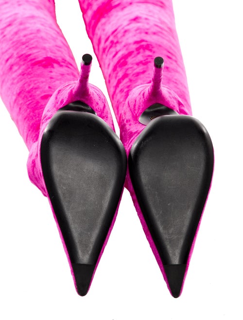 Balenciaga Velvet Sock Boots