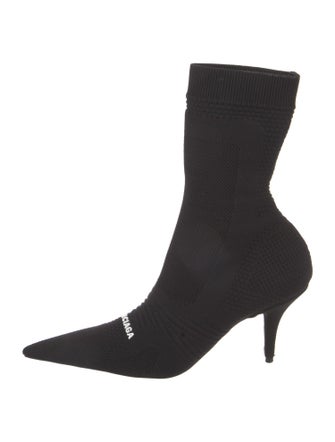 Balenciaga Graphic Print Sock Boots