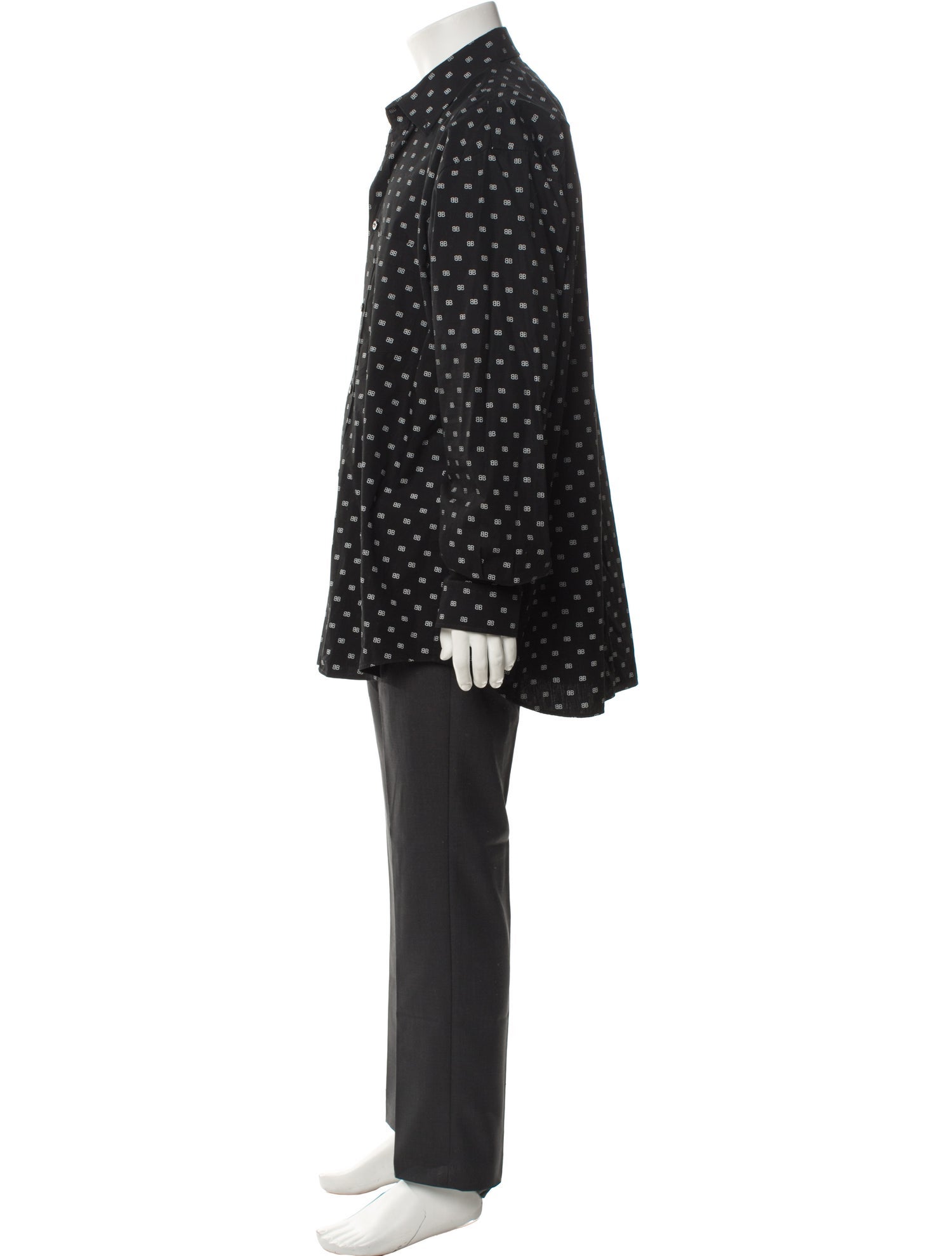 Balenciaga 2019 Signature Logo Shirt