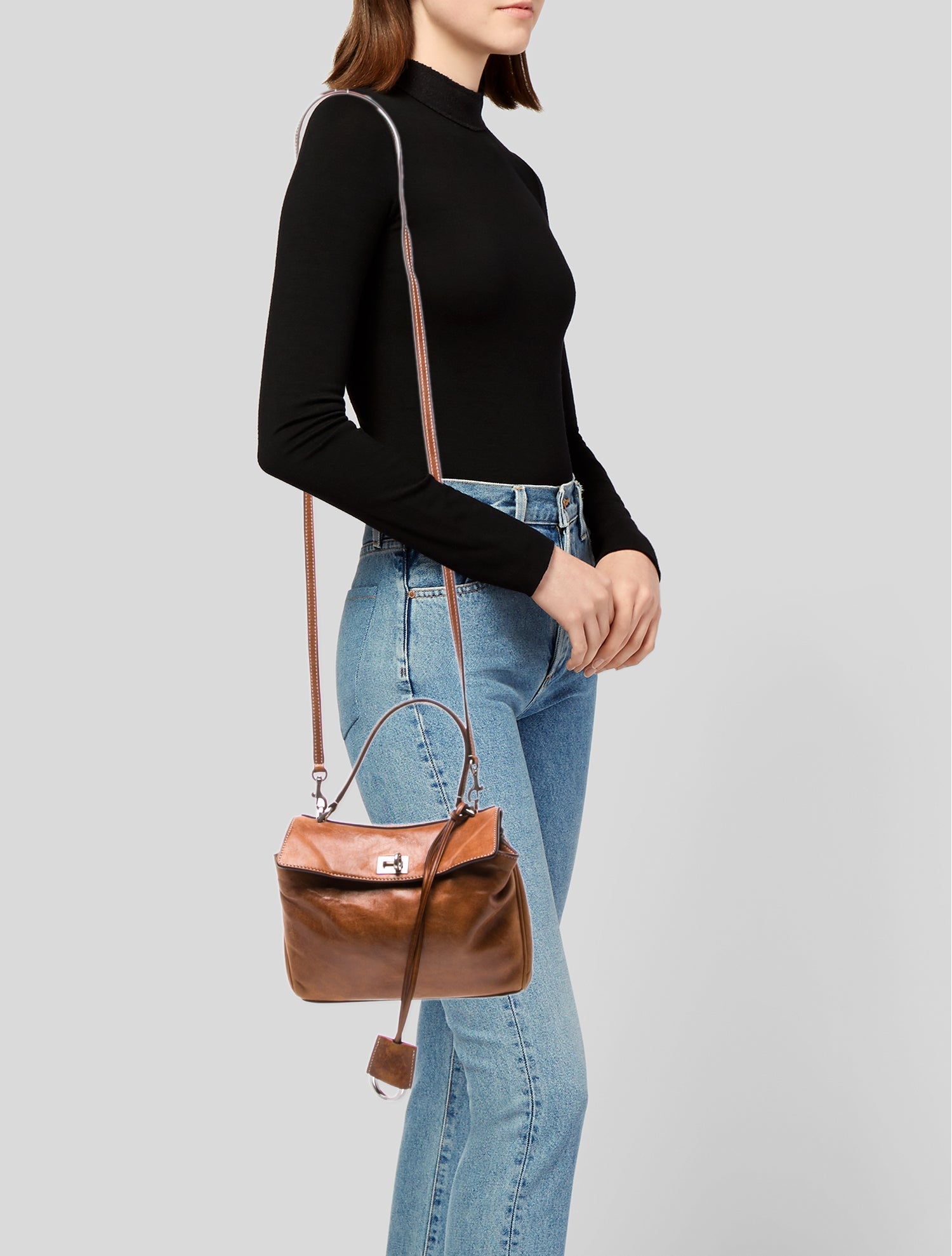 Balenciaga Leather Rodeo Mini 2025