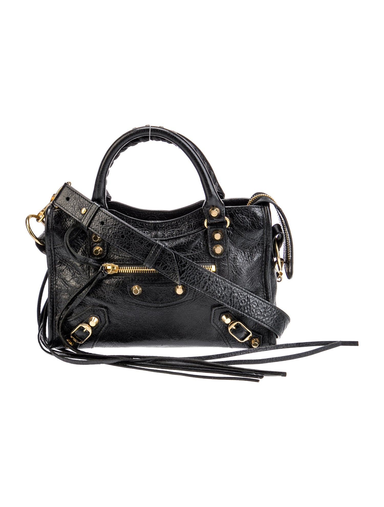 Balenciaga Leather Motocross Classic City