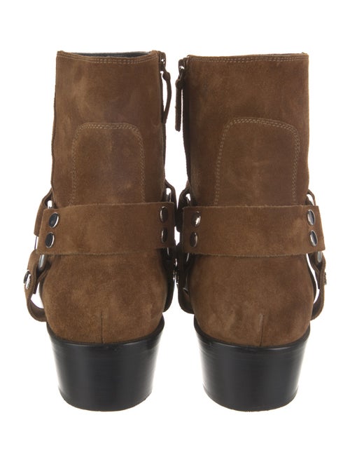 Balenciaga Suede Studded Accents Boots