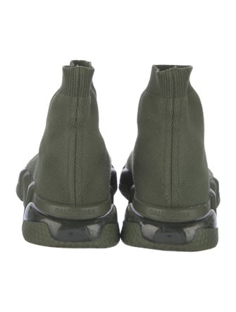 Balenciaga Speed Trainer Clear Sole Sock Sneakers