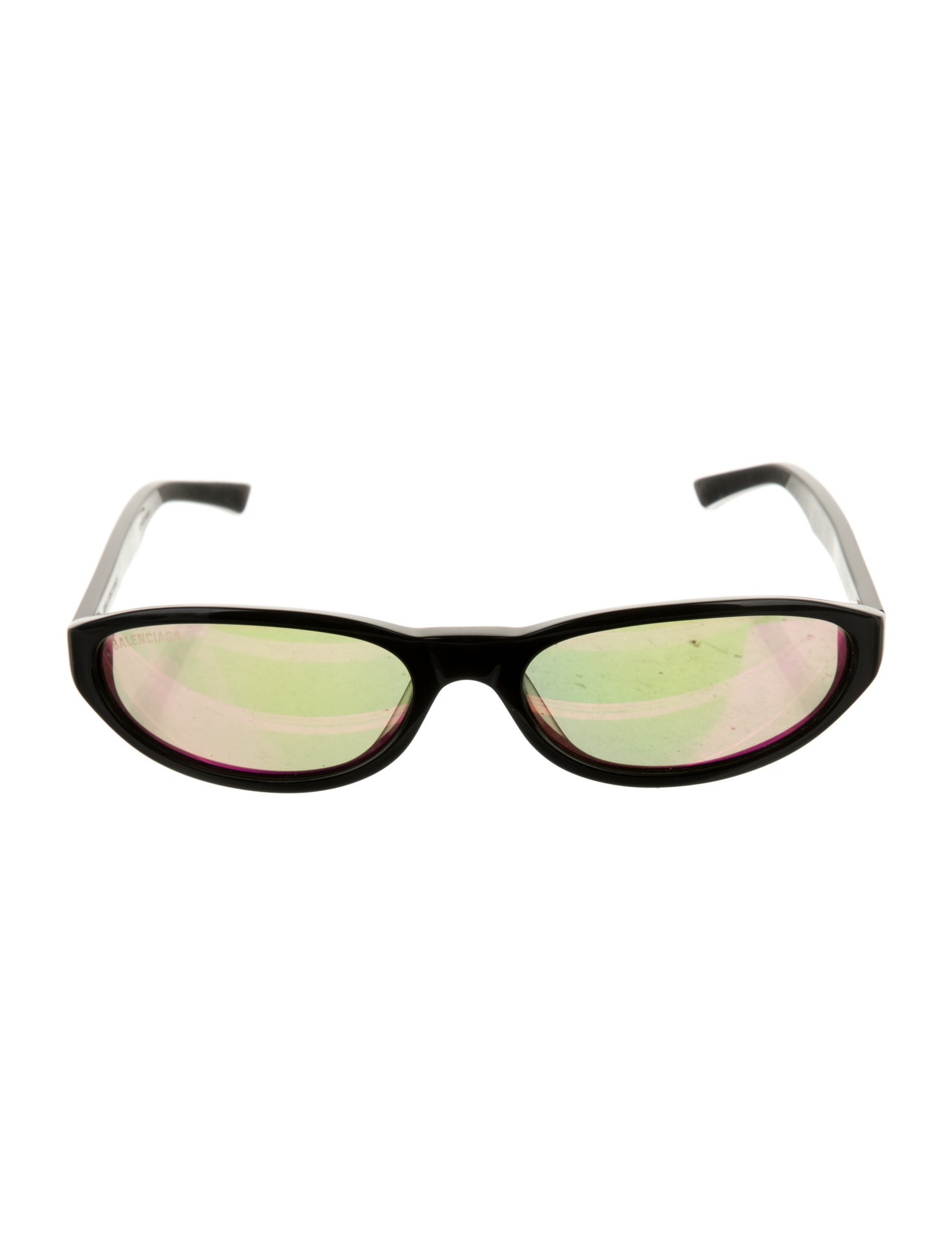 Balenciaga Cat-Eye Mirrored Sunglasses