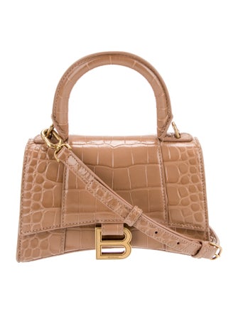 Balenciaga Embossed Leather Hourglass XS 2022