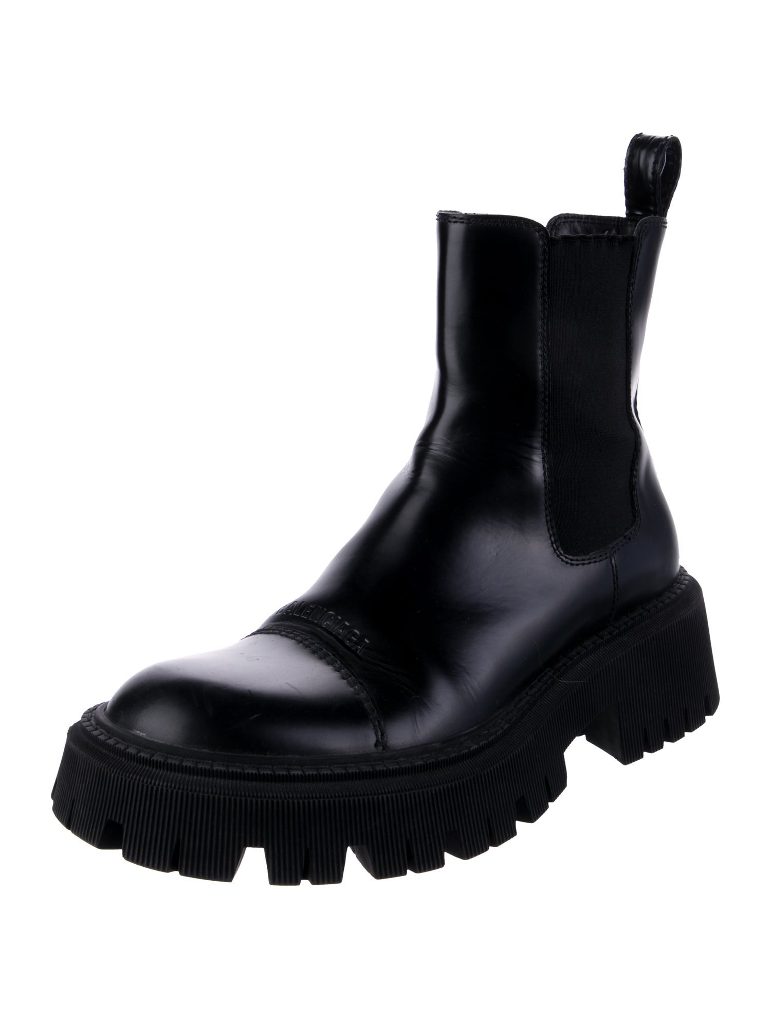 Balenciaga Leather Chelsea Boots