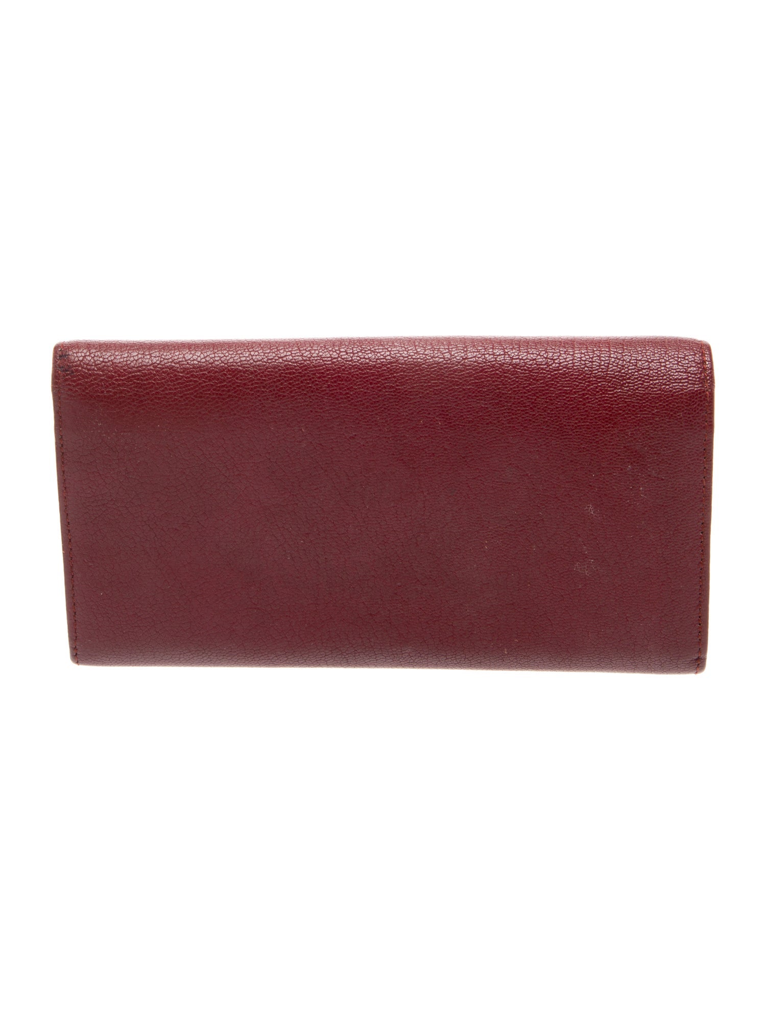 Balenciaga Motocross Classic Edge Leather Continental Wallet