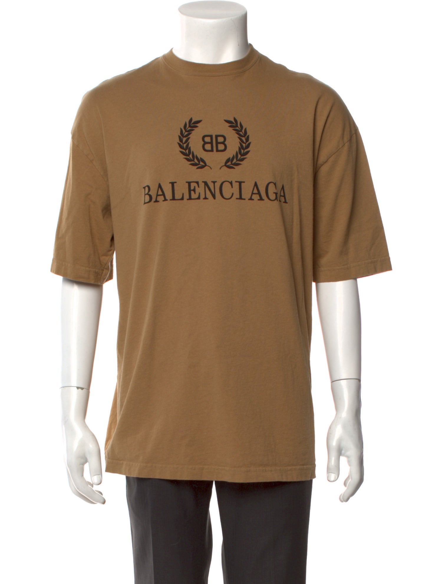 Balenciaga Graphic Print Crew Neck T-Shirt