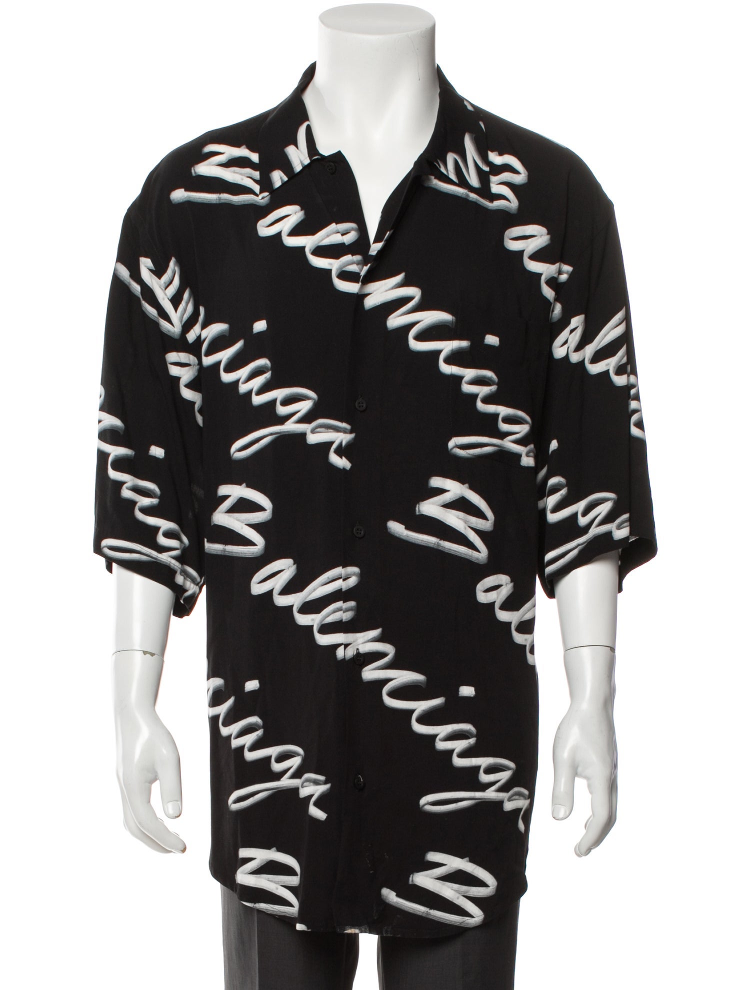 Balenciaga 2022 Signature Logo Shirt
