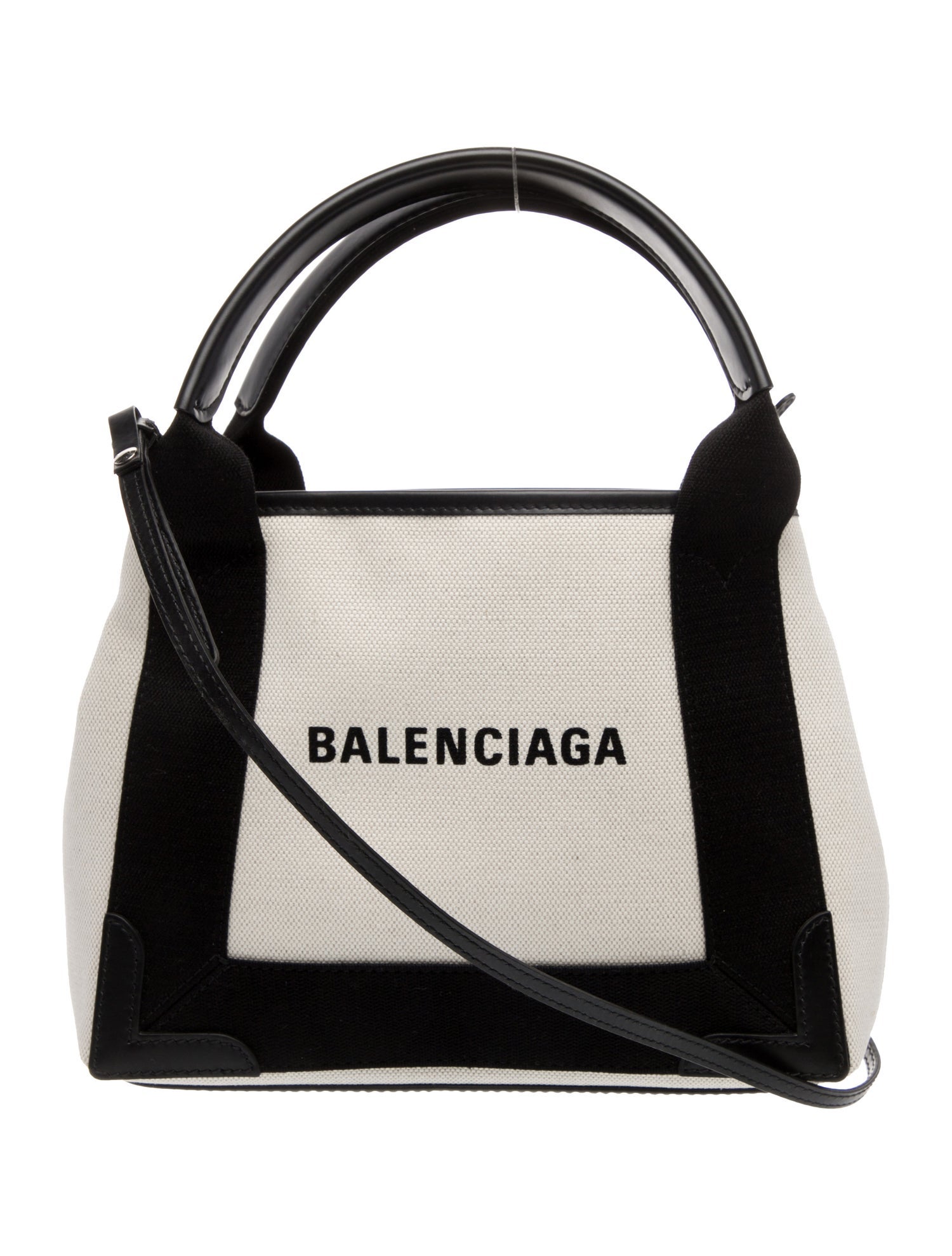 Balenciaga Canvas Top Handle Bag XS