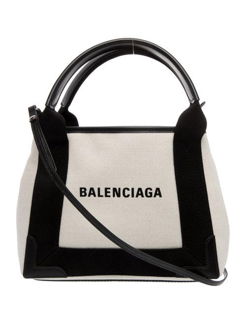 Balenciaga Canvas Top Handle Bag XS