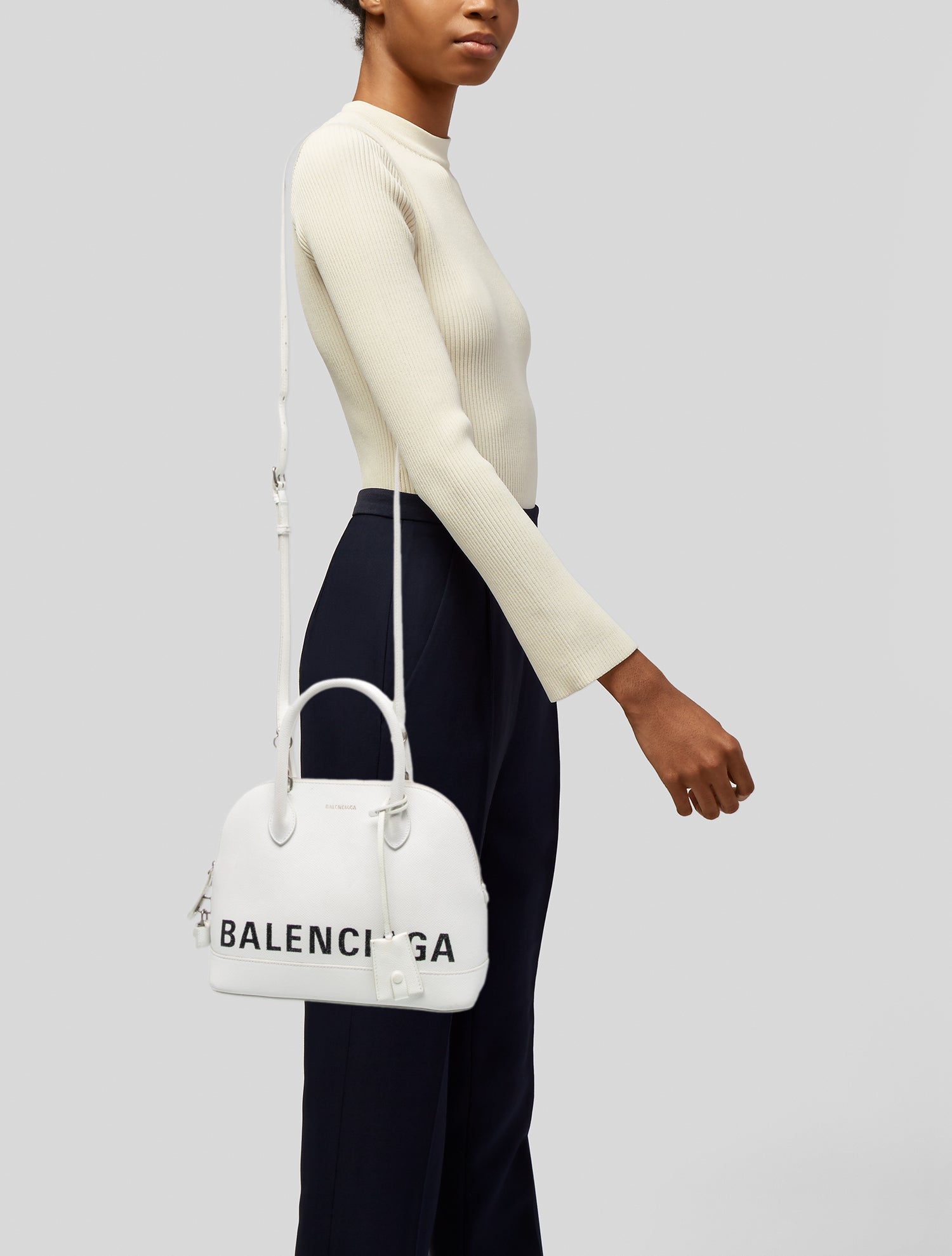 Balenciaga Leather Top Handle Bag