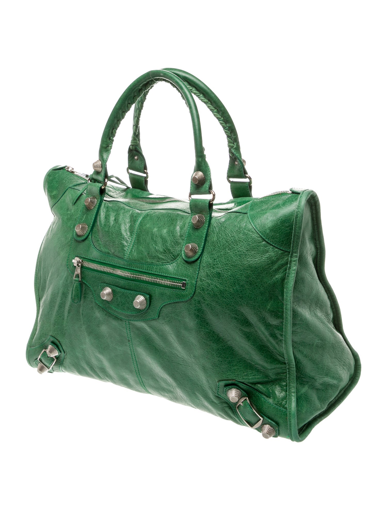 Balenciaga Leather Motocross Giant 21 Weekender