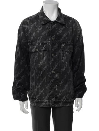 Balenciaga 2021 'Script' Trucker Jacket