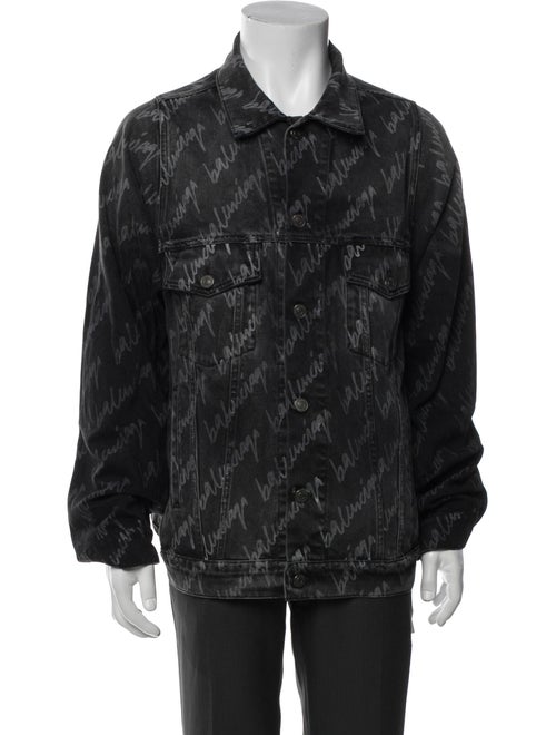Balenciaga 2021 'Script' Trucker Jacket