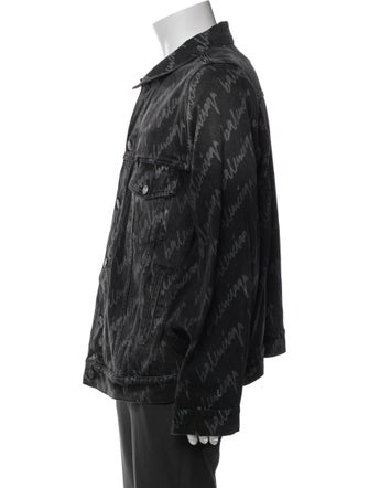 Balenciaga 2021 'Script' Trucker Jacket