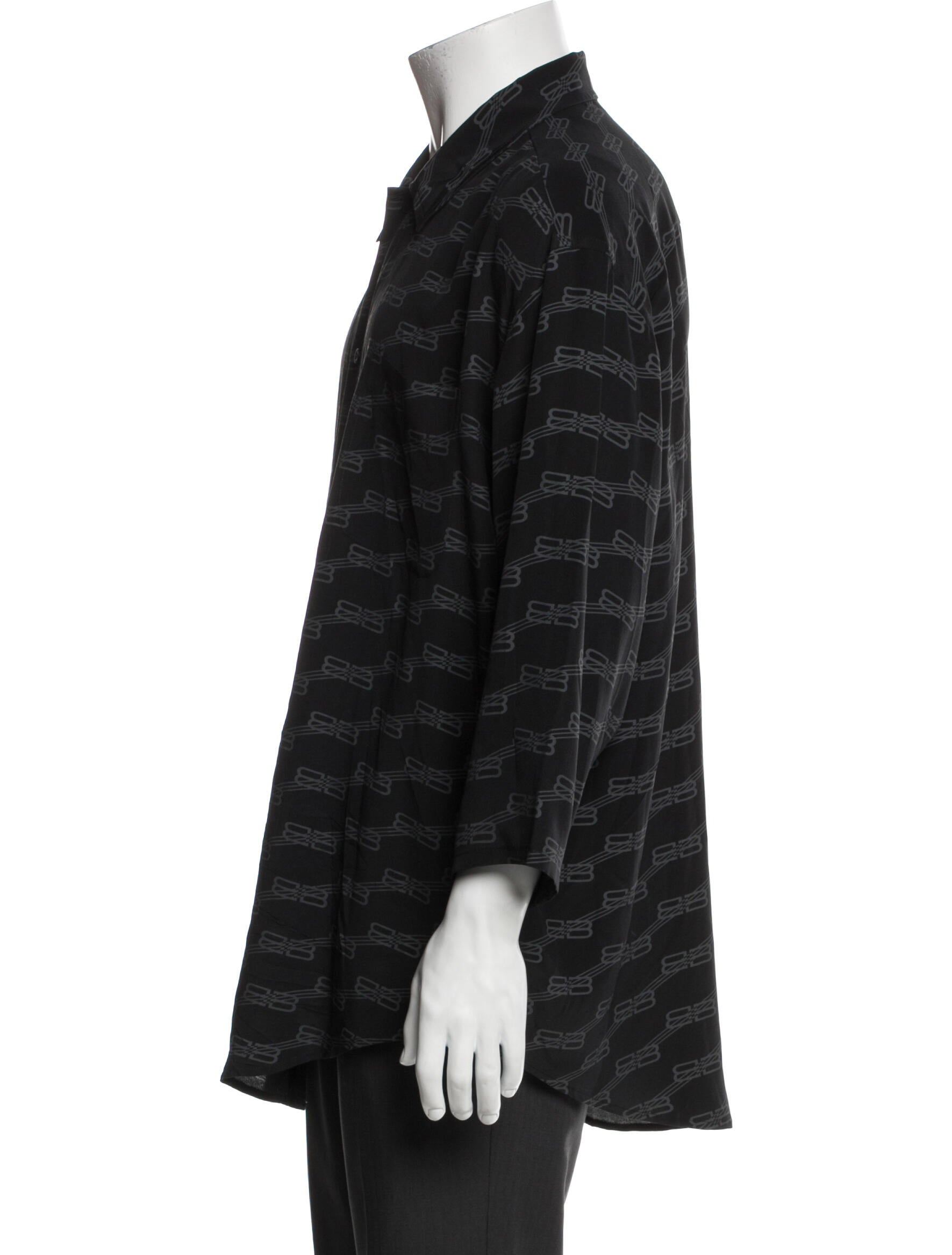 Balenciaga Signature Logo Printed Shirt