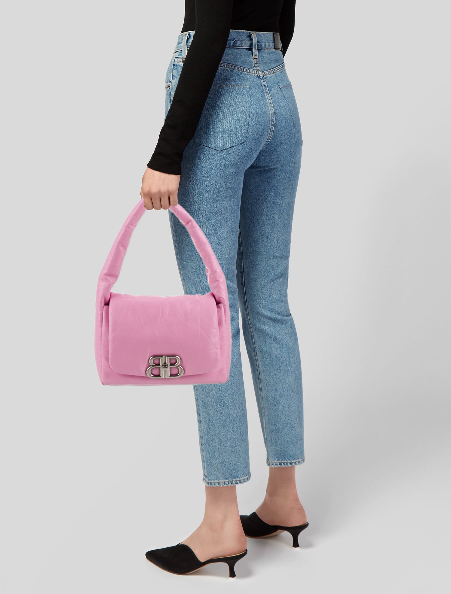 Balenciaga Leather Shoulder Bag Small