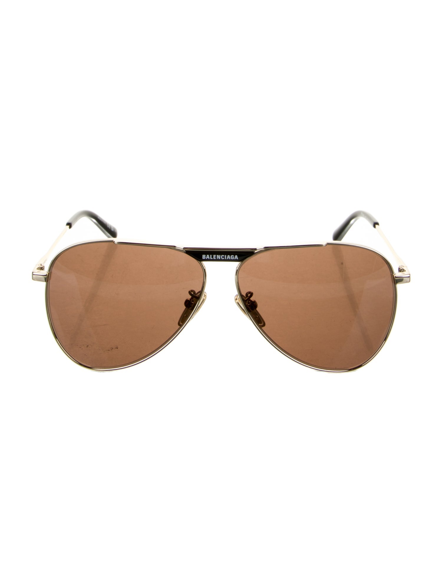 Balenciaga Aviator Tinted Sunglasses