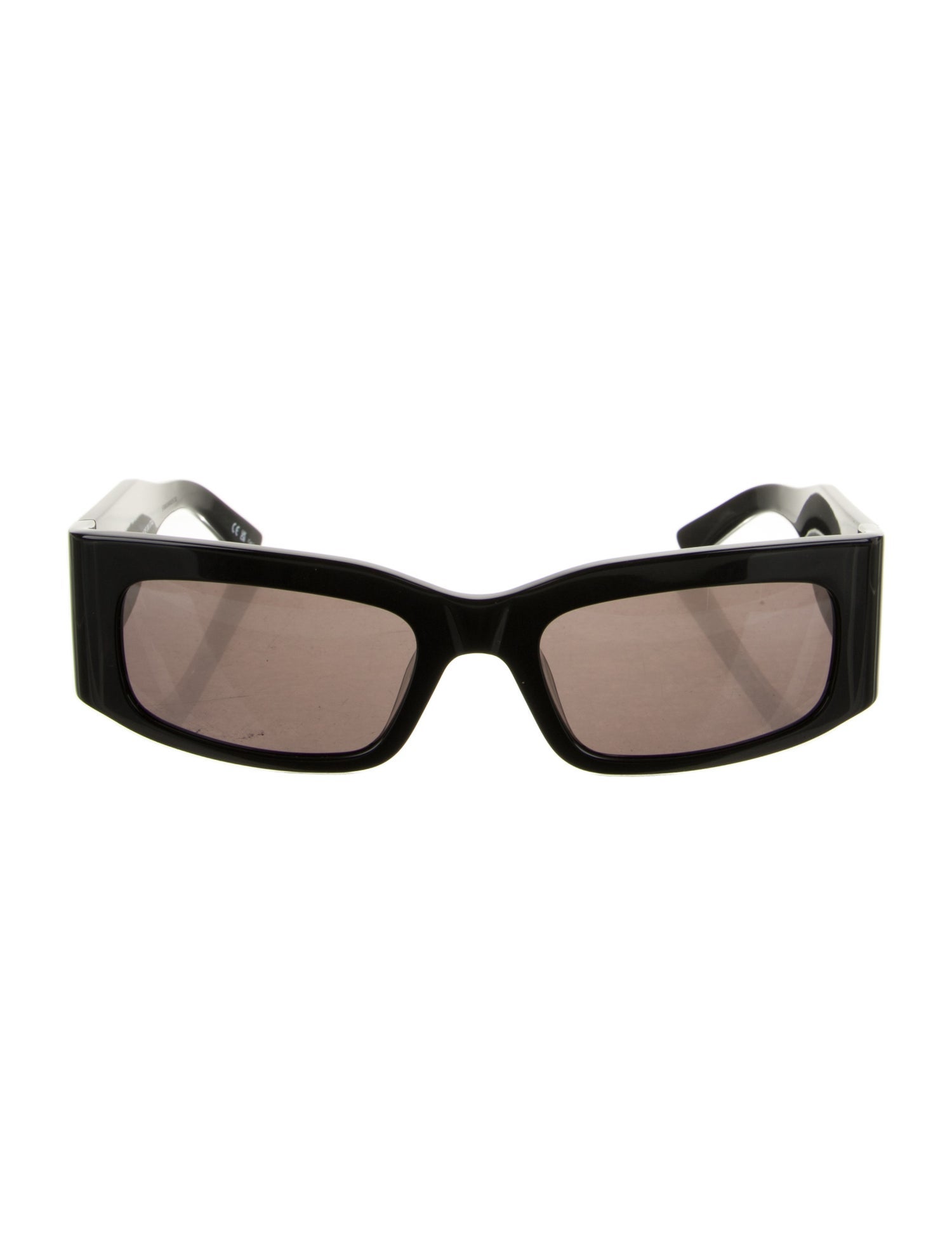 Balenciaga Square Mirrored Sunglasses