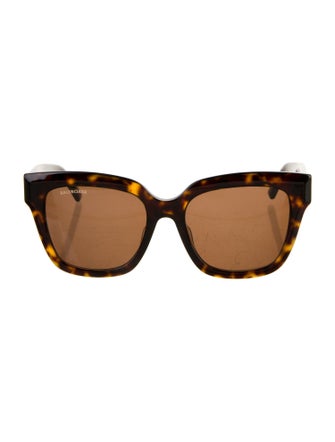 Balenciaga Square Tinted Sunglasses