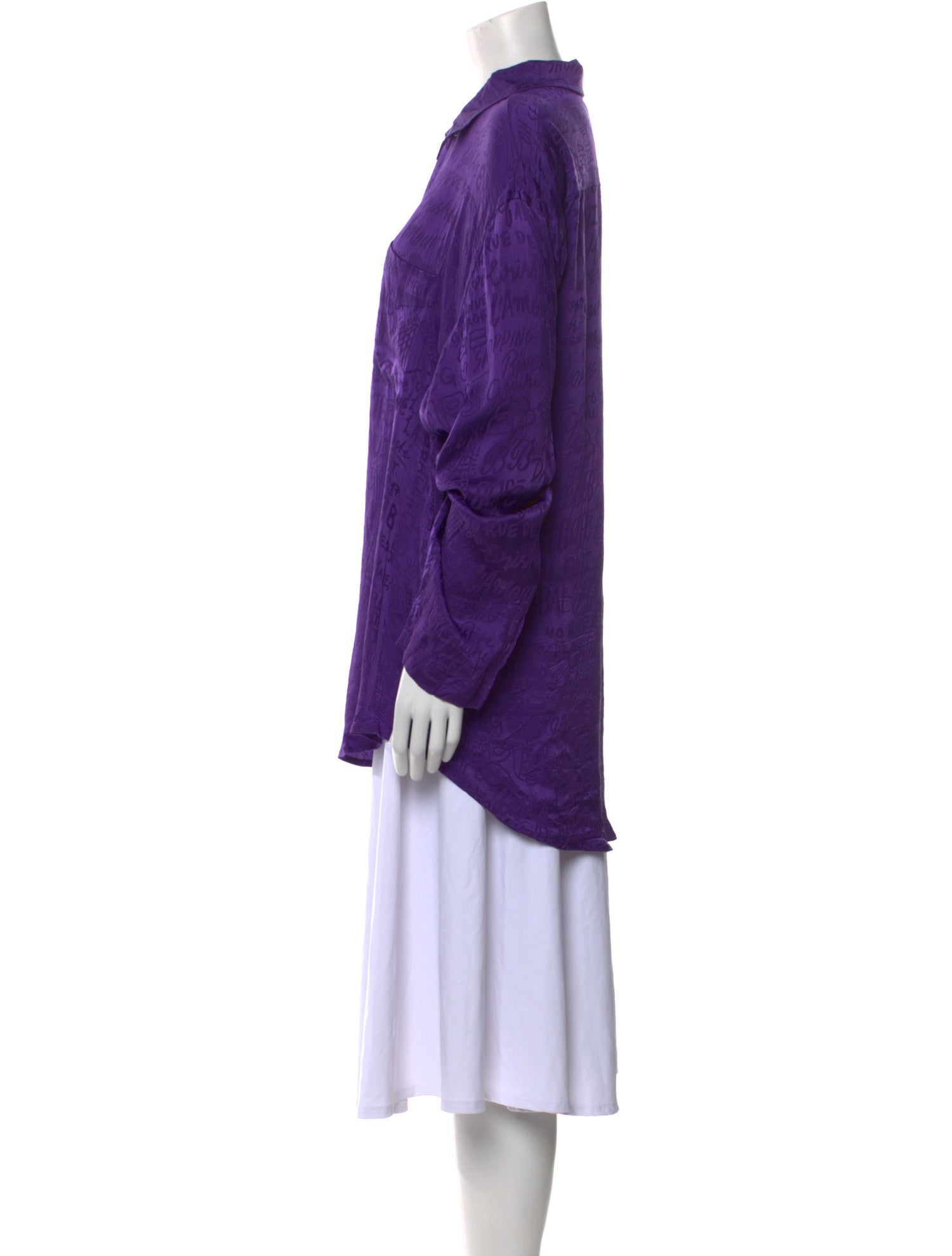 Balenciaga 2021 homewear Button-Up Top