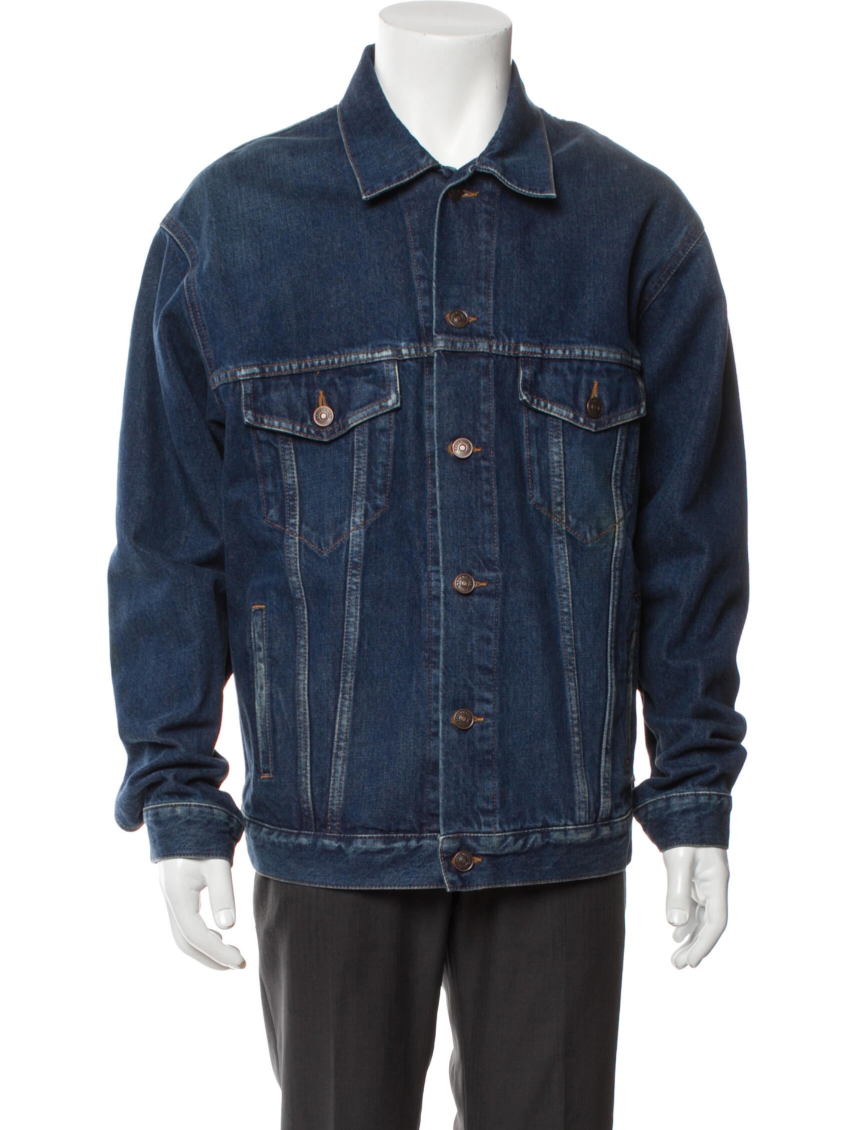 Balenciaga 2018 You Are The World Denim Jacket