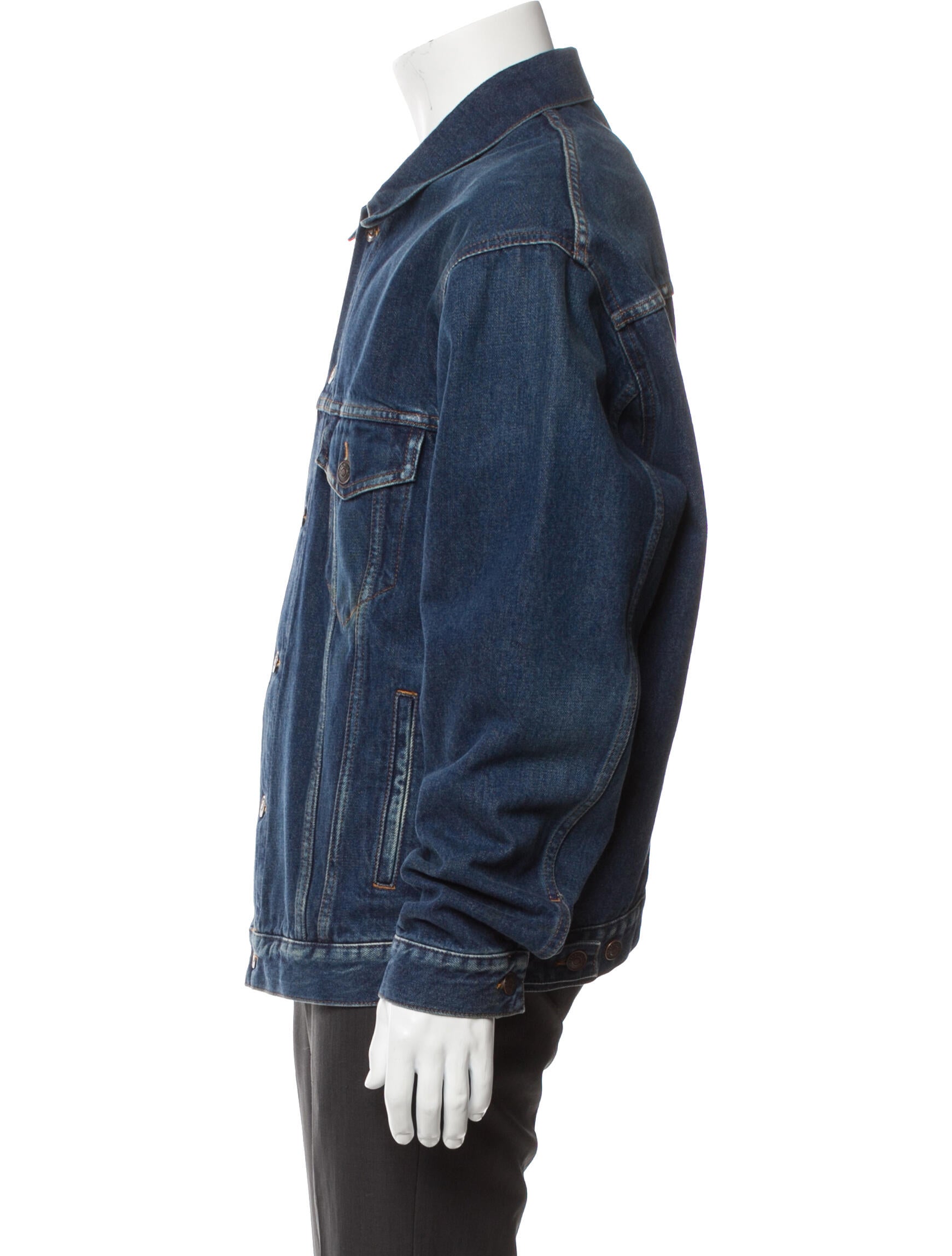 Balenciaga 2018 You Are The World Denim Jacket