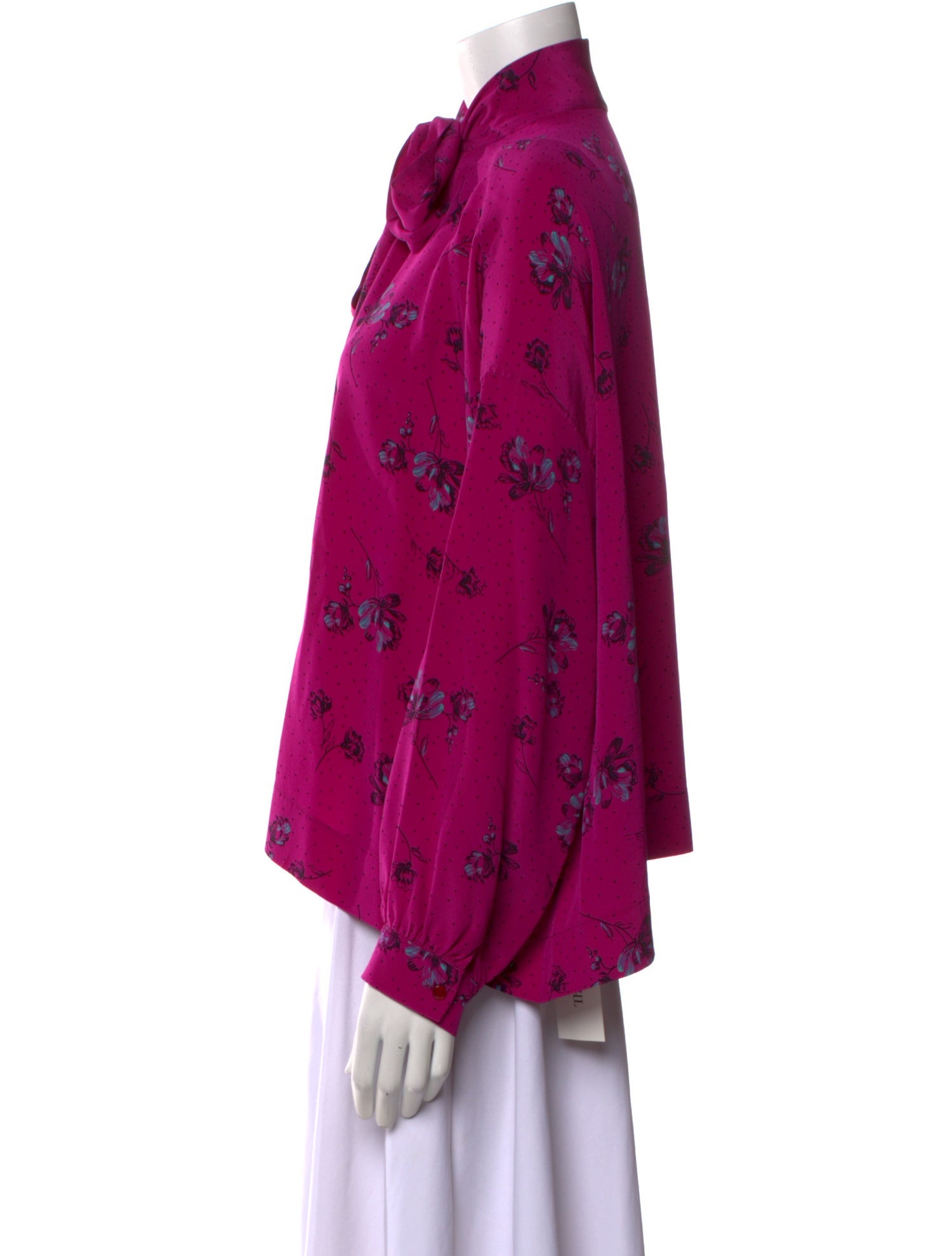 Balenciaga 2017 Silk Blouse