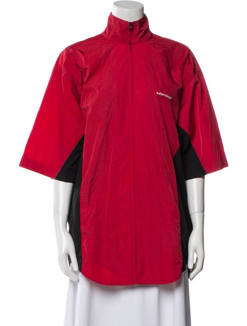 Balenciaga 2020 Colorblock Pattern Windbreaker