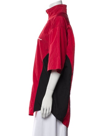 Balenciaga 2020 Colorblock Pattern Windbreaker