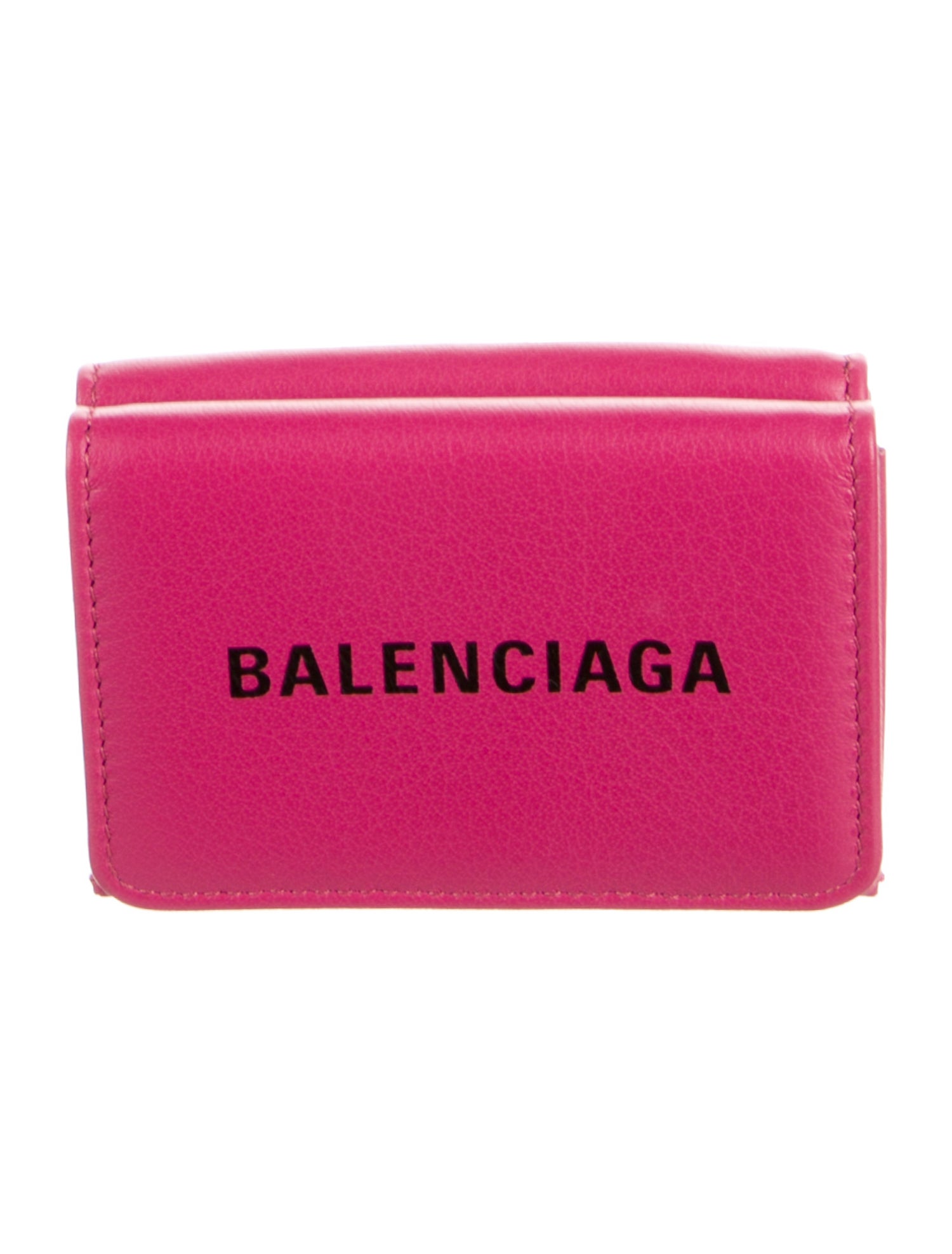 Balenciaga 2019 Leather Compact Wallet