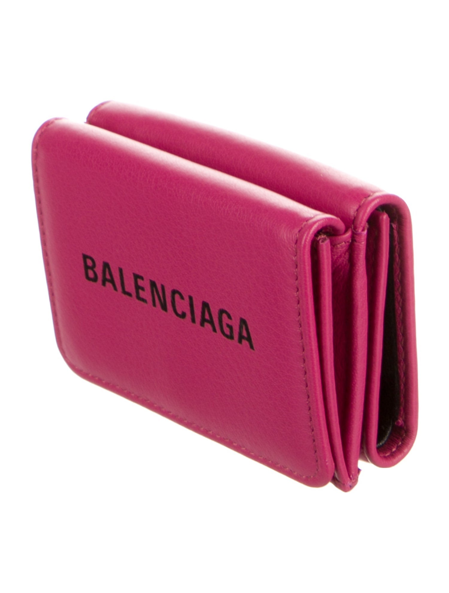 Balenciaga 2019 Leather Compact Wallet