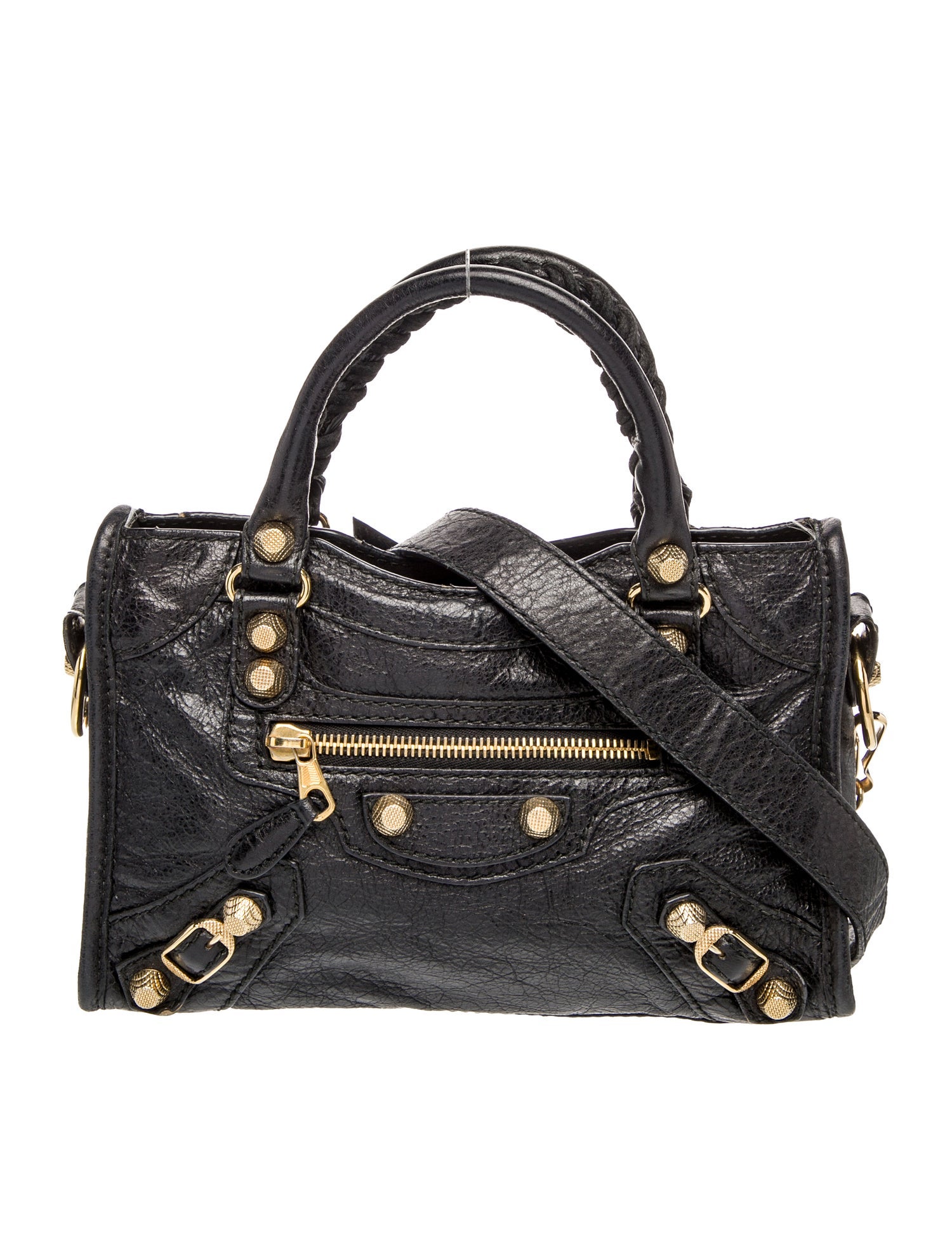 Balenciaga Leather Motocross Giant 12 City Mini