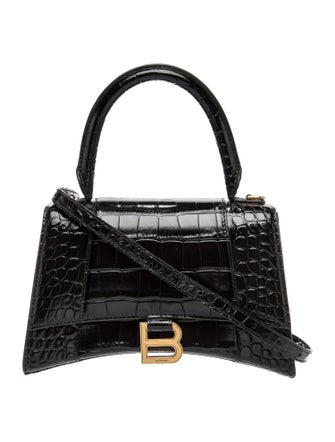 Balenciaga Embossed Leather Hourglass Small 2022