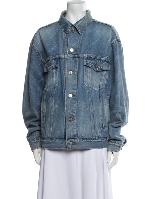 Balenciaga 2017 'All Over' Denim Jacket