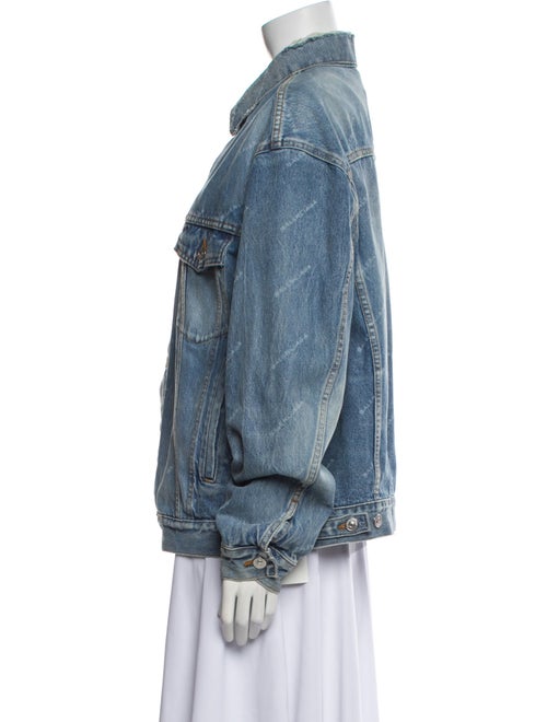 Balenciaga 2017 'All Over' Denim Jacket