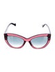Balenciaga Cat-Eye Gradient Sunglasses