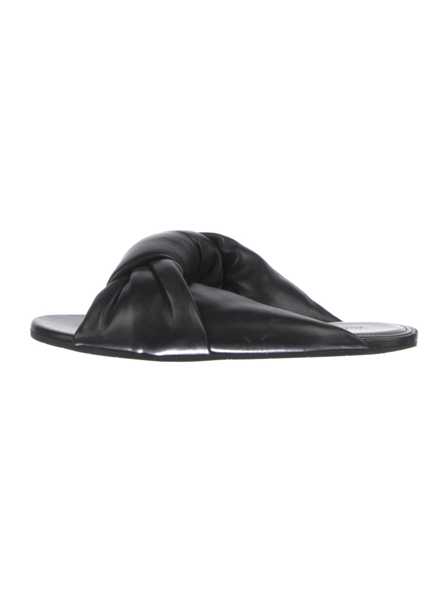 Balenciaga Leather Slides