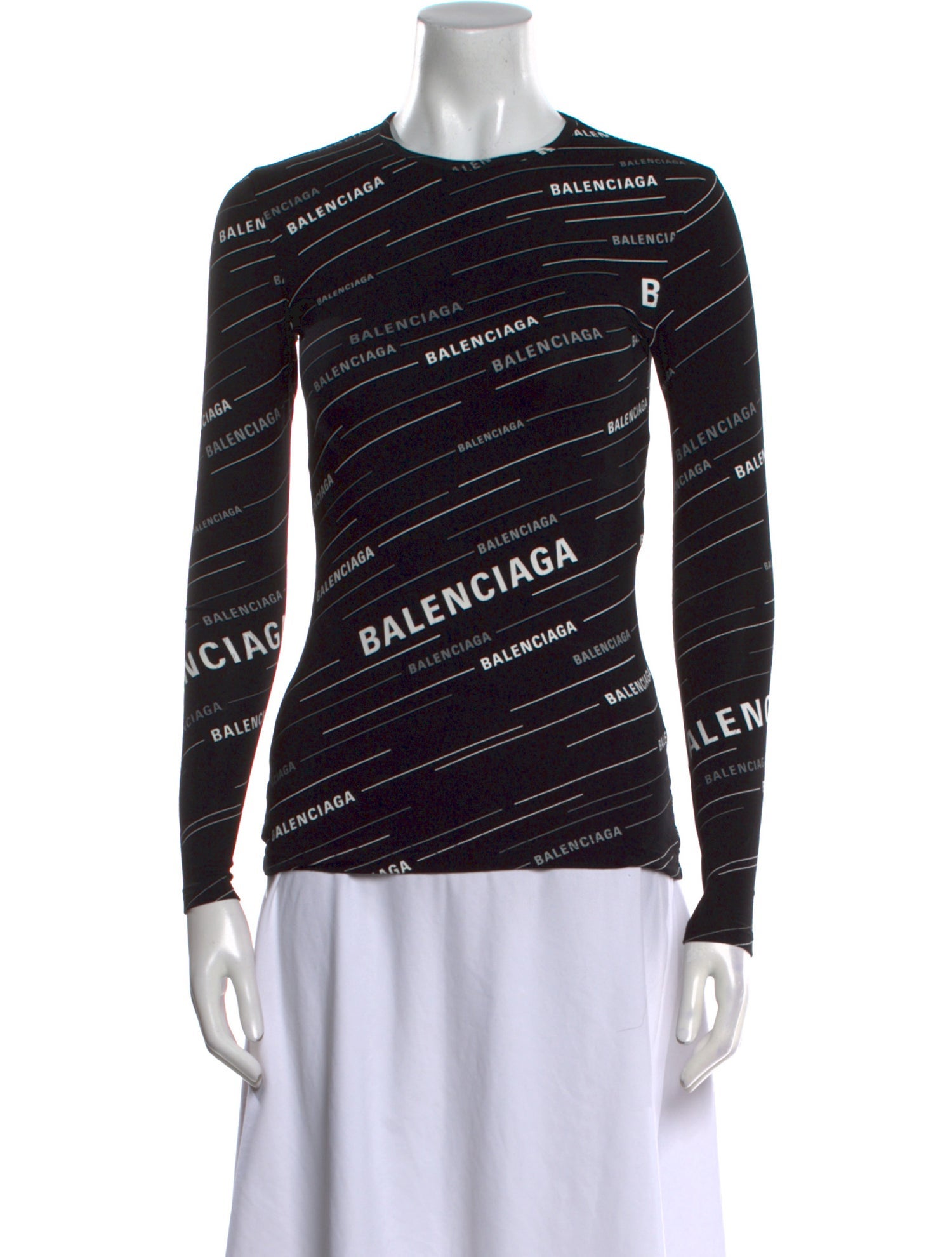 Balenciaga 2018 Printed Sweatshirt