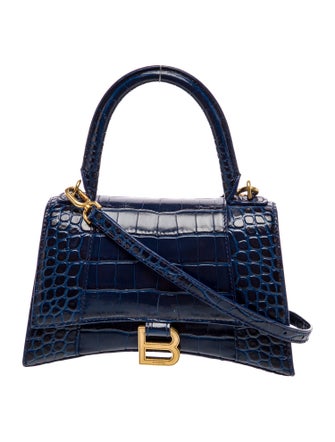 Balenciaga Embossed Leather Hourglass Small 2023