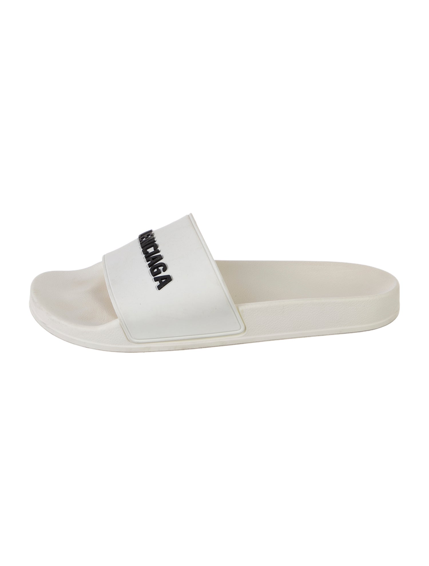 Balenciaga Rubber Graphic Print Slides