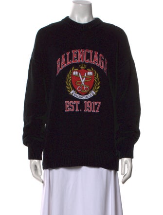 Balenciaga 2021 Graphic Print Sweater