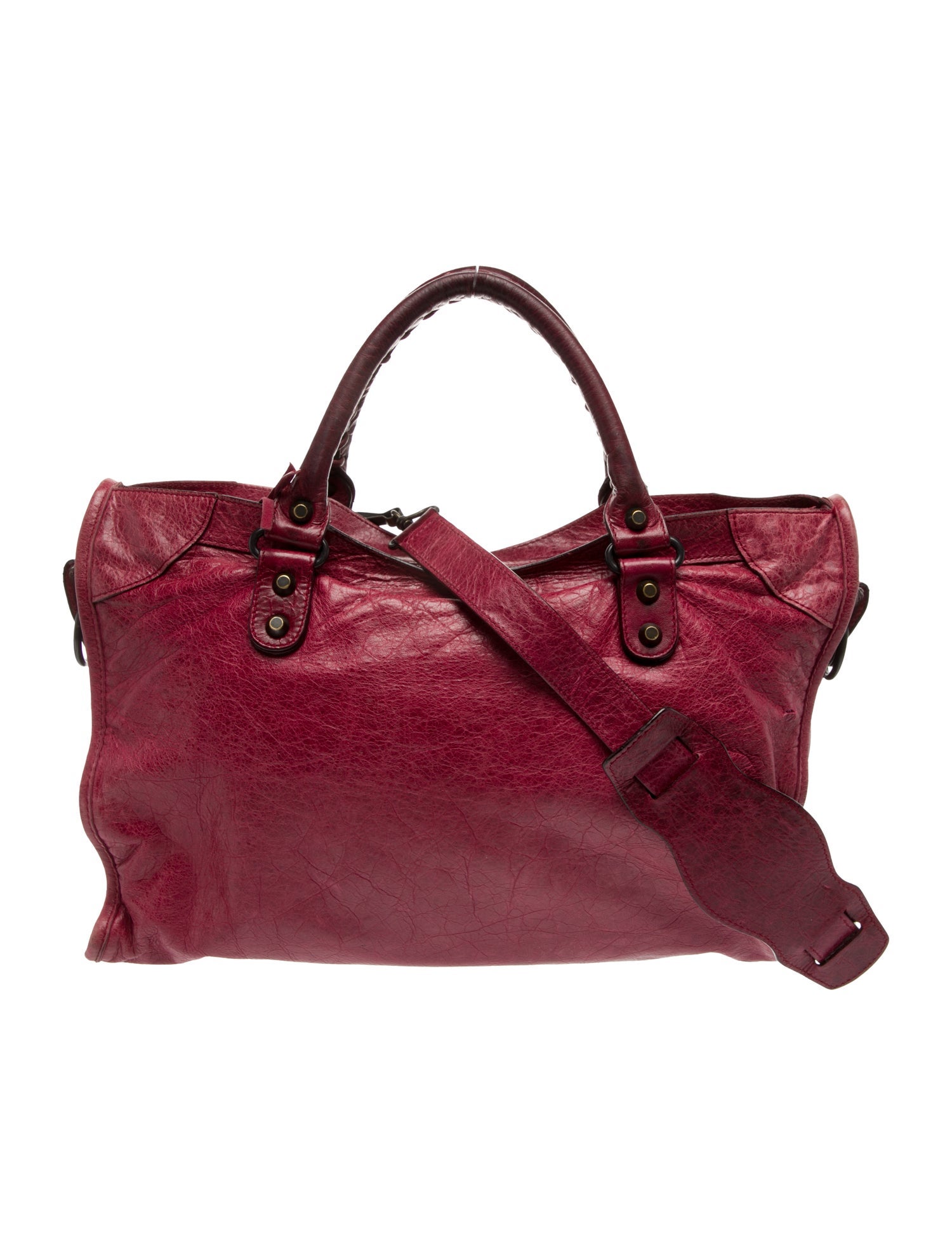 Balenciaga Leather Motocross Classic City