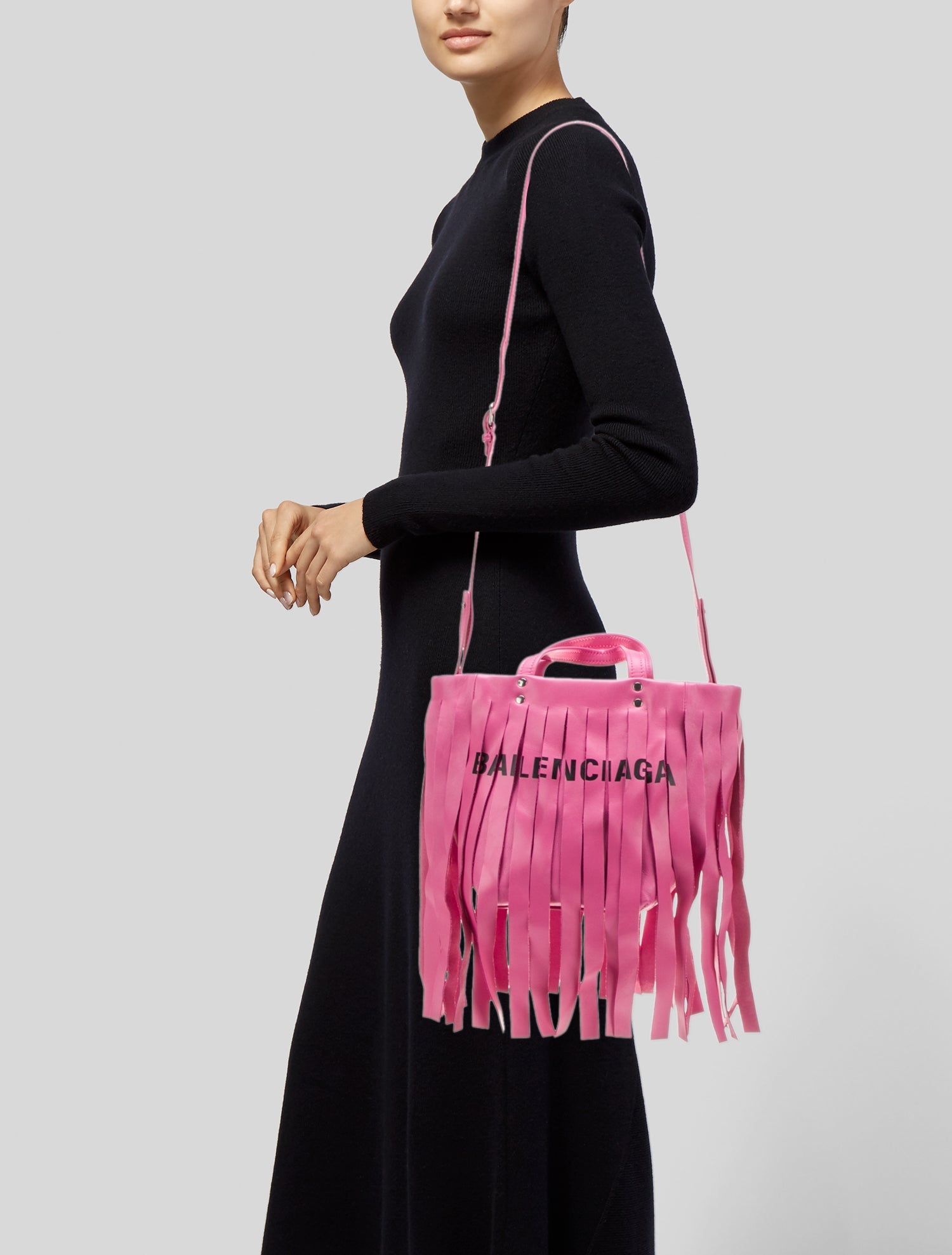 Balenciaga Leather Cabas XS