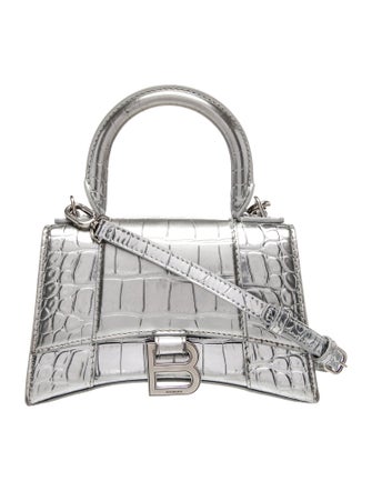 Balenciaga Embossed Leather Hourglass Mini